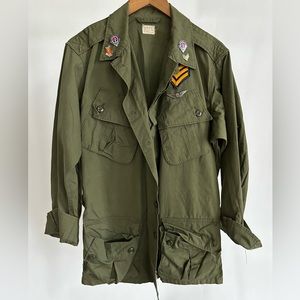 Vintage Jungle Fatigue Slant Pocket Shirt - Vietnam War